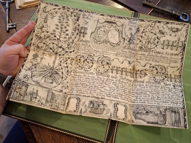 Pergamenová listina byla vydaná ve Valči roku 1769. | © Národní památkový ústav