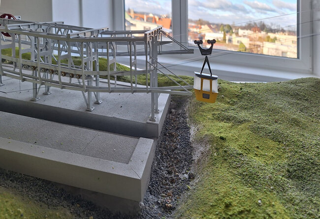 Model kabinové lanovky na Černou Horu | © Pardubický kraj