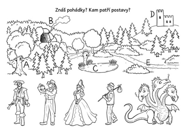 Úkol z omalovánky | © Posázaví, o. p. s.