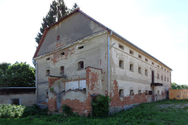 Stav sýpky před rekonstrukcí | © Archiv Sdružení historických sídel Čech, Moravy a Slezska