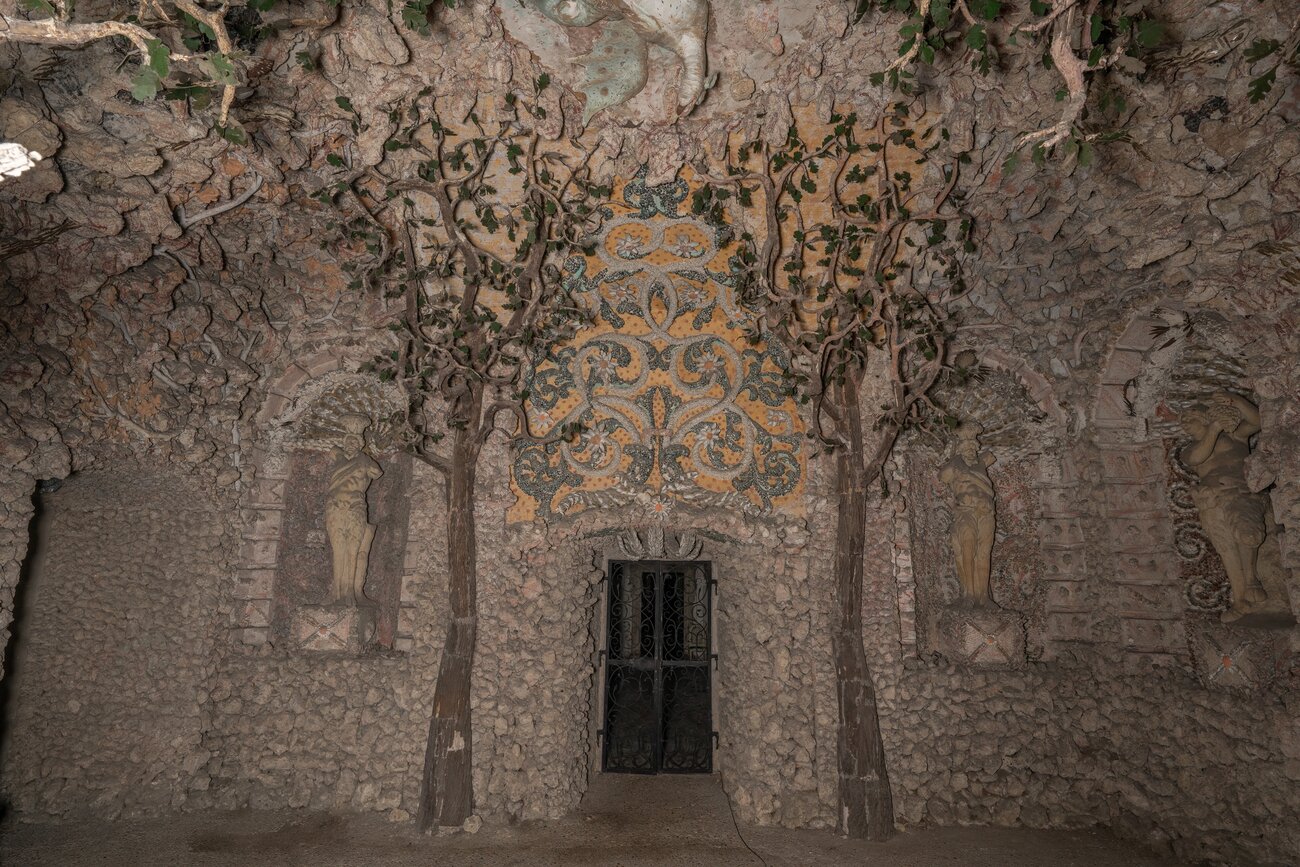 Kroměříž, Arcibiskupský zámek – pohled do umělých jeskyní v suterénu zámku | © Archiv oddělení památkové péče Arcibiskupství olomouckého