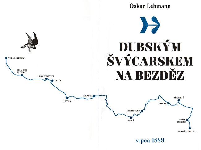 Mapa cesty ze srpna roku 1889 | © Archiv Petra Karlíčka