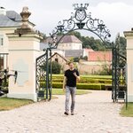 Průvodce Jaroslav Plesl na zámku Manětín, který má statut národní kulturní památky. | © Petr Čepela