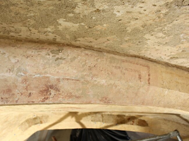 Iluzivní mramorování žeber | © Roman Lavička, Národní památkový ústav