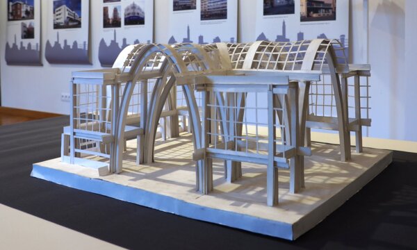 Model pavilonu A na brněnském výstavišti prezentovaný na výstavě Architektura ve službách první republiky v roce 2019 | © Archiv Petra Svodoby