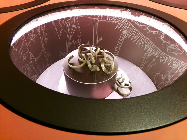 Detail z archeologické expozice Otevři zem, odkryj čas | © Muzeum jihovýchodní Moravy ve Zlíně, příspěvková organizace