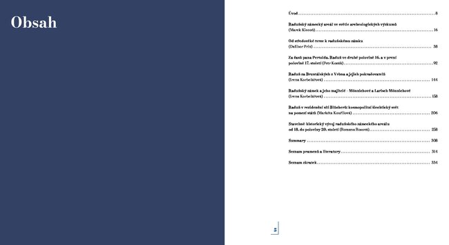 Obsah publikace | © Národní památkový ústav, územní odborné pracoviště v Ostravě