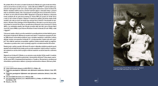 Fotografie kněžny Wandy Blücherové s dcerou Elisabeth | © Národní památkový ústav, územní odborné pracoviště v Ostravě