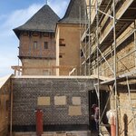 Karlštejn, státní hrad – pro objekt byla vytvořena speciální vápenná zdicí malta se zvýšenou pevností, která umožňuje provádět opravy s ohledem na charakter původních konstrukcí. | © Archiv PREMIX servis, spol. s r. o.