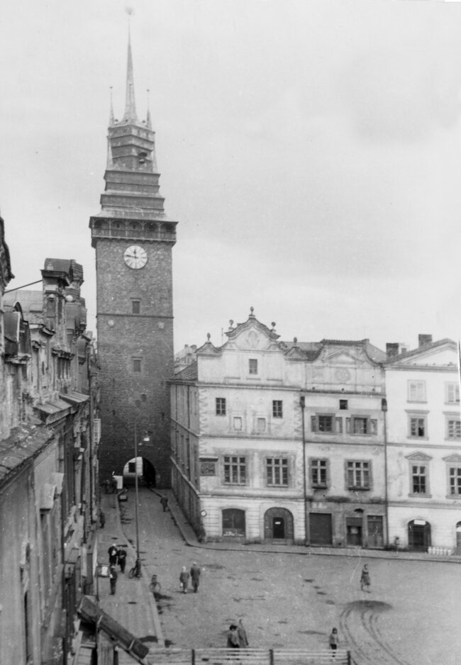 Památka při pohledu z Pernštýnského náměstí v roce 1963 | © Archiv NPÚ ÚOP v Pardubicích
