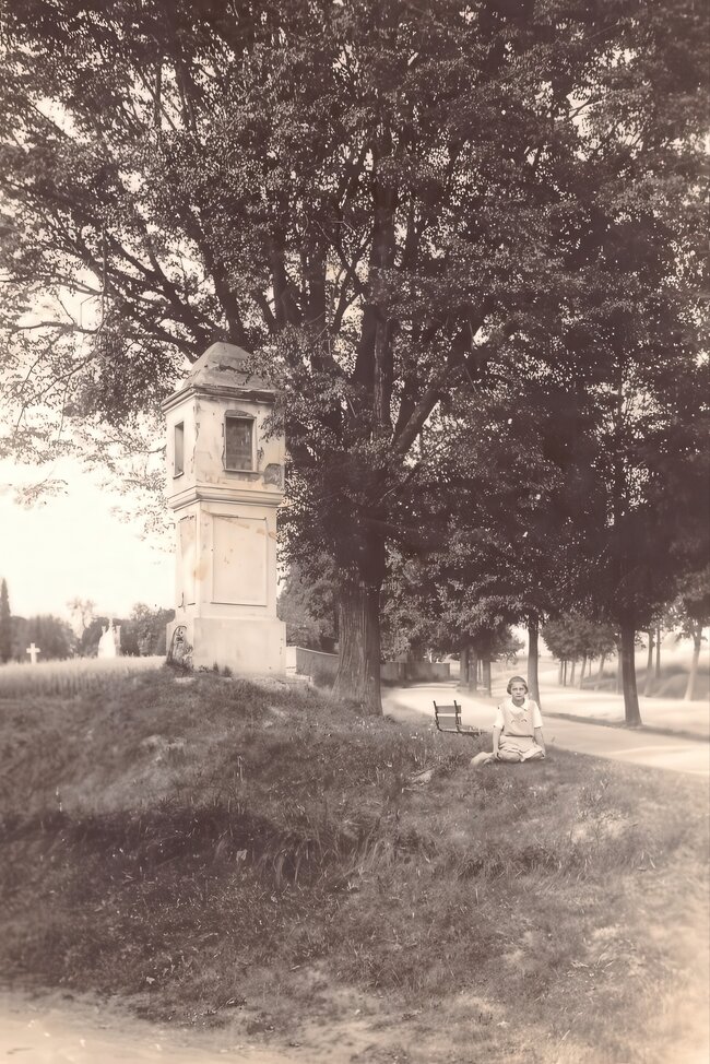 Historická fotografie božích muk | © Archiv Sdružení historických sídel Čech, Moravy a Slezska