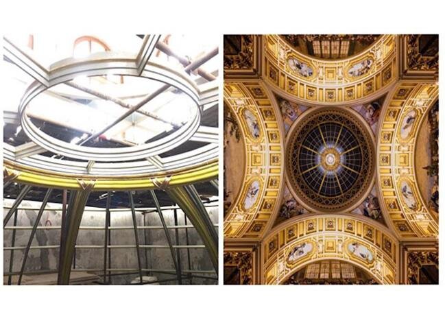 Společnost prováděla restaurátorské práce v panteonu Národního muzea v Praze.