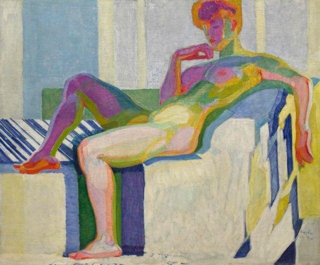 František Kupka – Velký akt (Plochy podle barev), 1910, olej, plátno