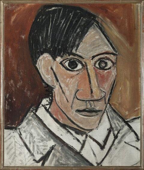 Pablo Picasso, Autoportrét, 1907