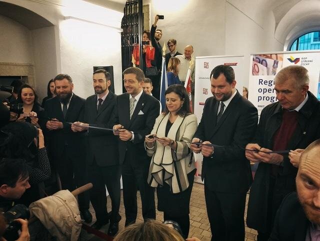 Slavnostní otevření Veigertovského domu