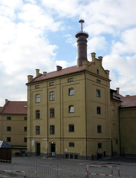 Hvozd sladovny v areálu kláštera Plasy po rekonstrukci