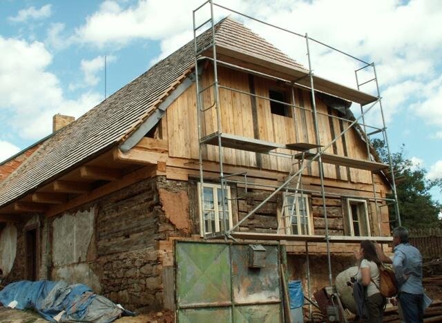 Lechnýřovna – stav objektu při rekonstrukci z 6. září 2011 