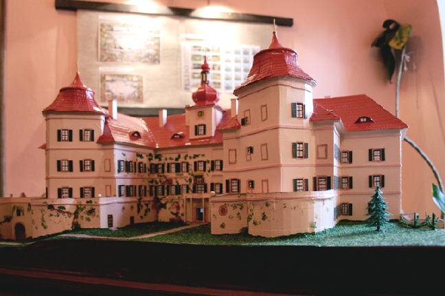 Model zámku Jezeří