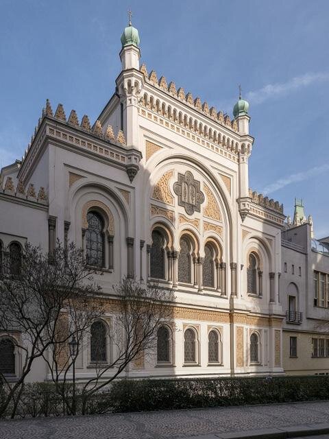 Celkový pohled na Španělskou synagogu