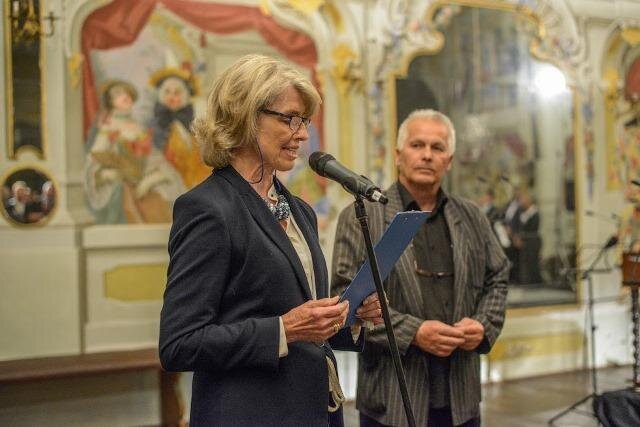 Za Asociaci majitelů hradů a zámků promluvila její prezidentka Jana Germenis Hildprandt.