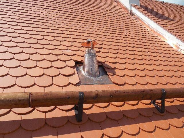 Detail větracího komínku