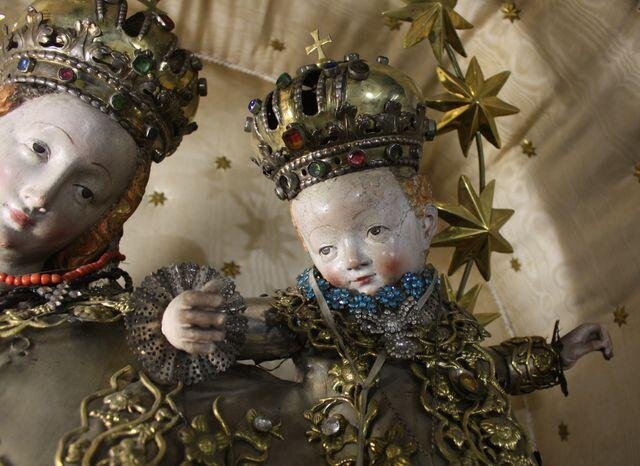 Detail madony a Ježíška