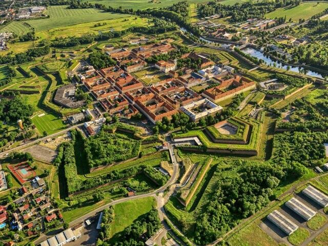 Terezín z ptačí perspektivy