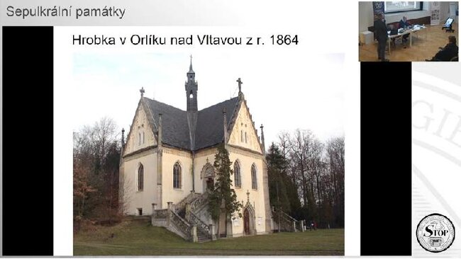 Přednáška Pavla Fáry a Schwarzenberská hrobka na Orlíku