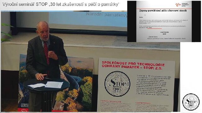 Zdeněk Vácha při své přednášce