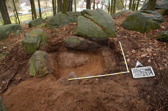 Místo objevu pokladu a jeho revizní výzkum