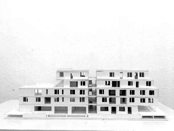 Model bytového domu od Thomase Burlona