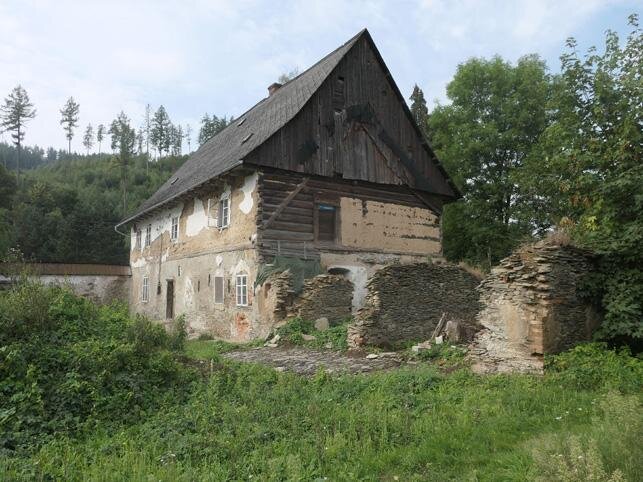 Stav památky ze severního pohledu v roce 2022