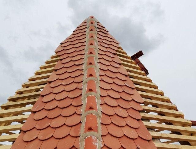 Z průběhu rekonstrukce střech hradu Veveří