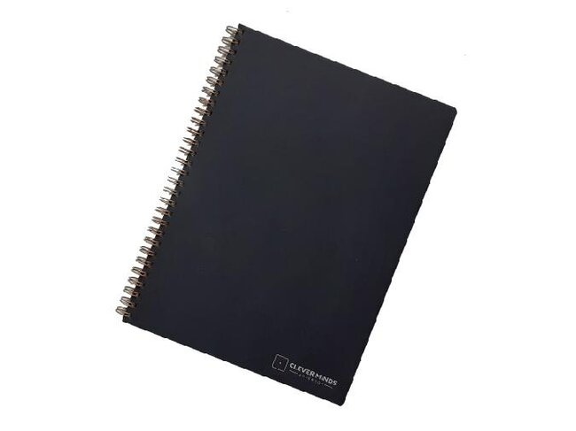 Notes Clever Journal z tradičního kvalitního materiálu má 100 stránek  pro každodenní poznámky i plánování.