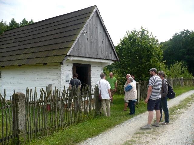 Během exkurze byly představeny části staveb z teoretické části.