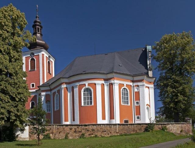 Kostel sv. Marie Magdaleny v Božanově (1735–1743; Kilián Ignác Dientzenhofer)