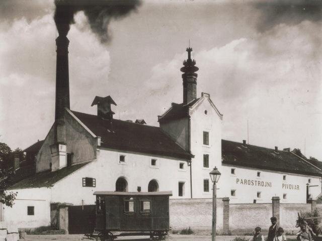 Lobečský pivovar ve 20. letech minulého století