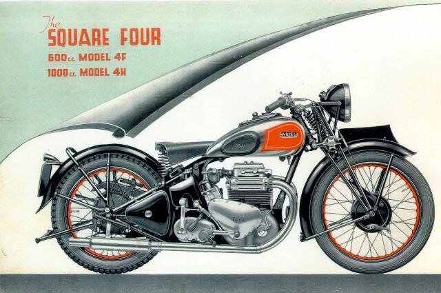 Propagace motocyklu Ariel SQ 4