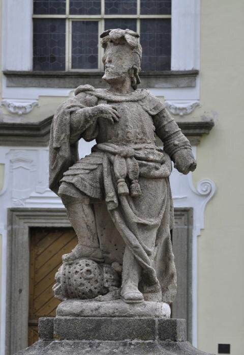 Socha sv. Jana v Žinkovech, restaurování