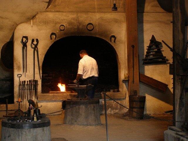 Valašské muzeum v přírodě – hamr v Mlýnské dolině. 