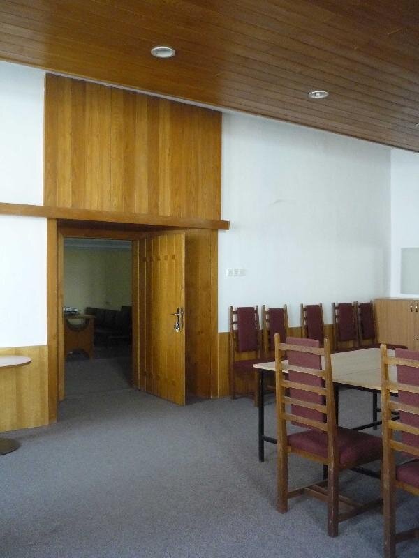 Detail vstupu do malého salonku ve druhém nadzemním podlaží před obnovou