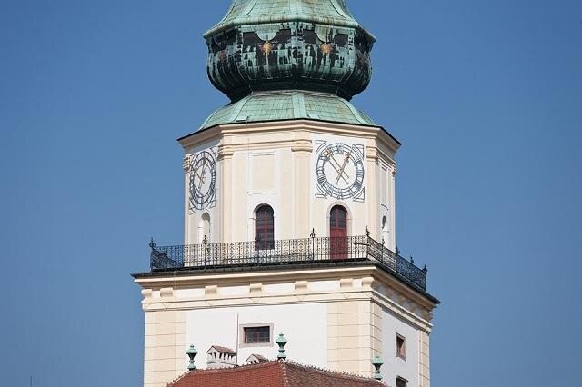Detail zámecké věže