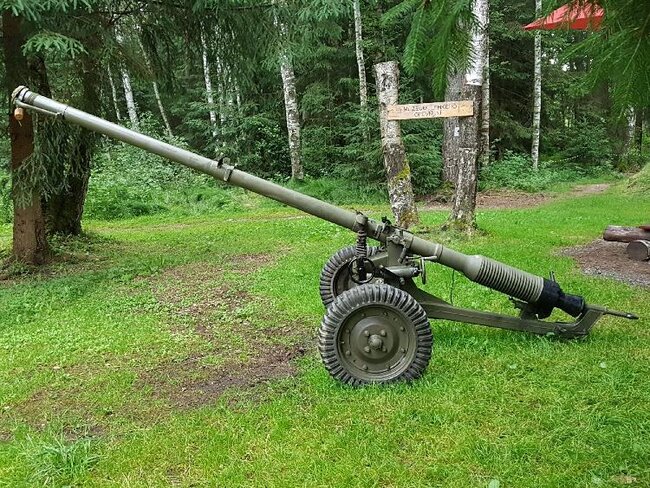 Vystaveny jsou i houfnice československé armády ze 30. let 20. století.
