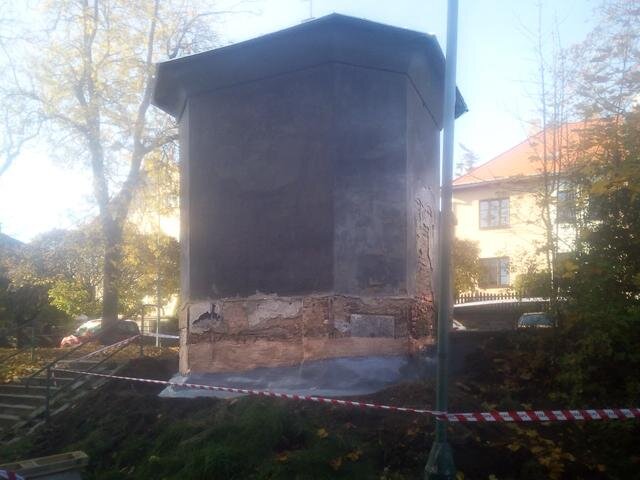 Jedna z fází procesu sanace