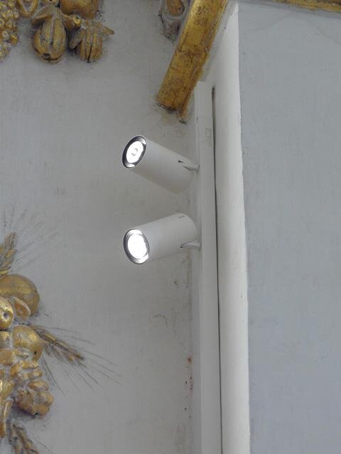 Detail svítidel Palco Low Voltage 48V