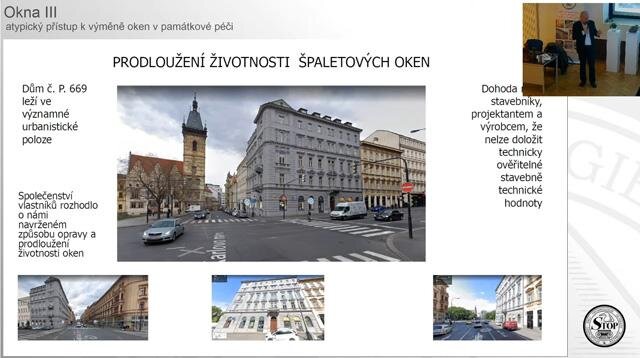 Jan Němec během přednášky