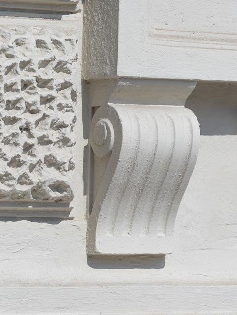 Detail obnovené fasády