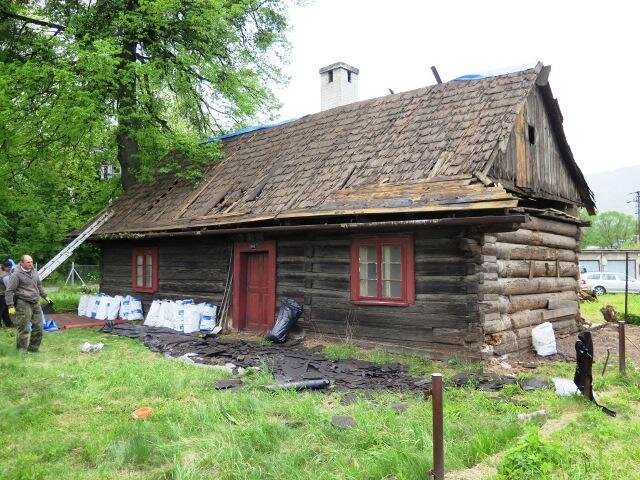 Roubenka ve Frýdlantu nad Ostravicí před započetím horkovdušné sanace
