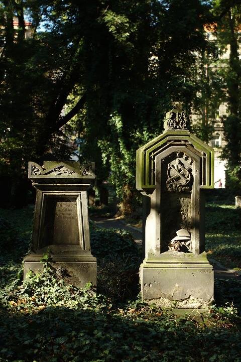 Praha-Smíchov, Malostranský hřbitov, hrobky