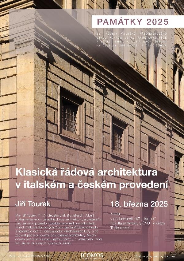 Klasická řádová architektura v italském a českém provedení